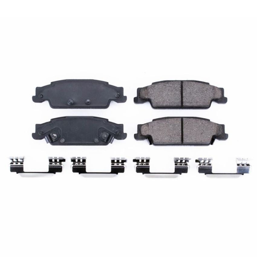 PowerStop 17-922 PowerStop - Z17 Low-Dust Ceramic Brake Pads with Hardware