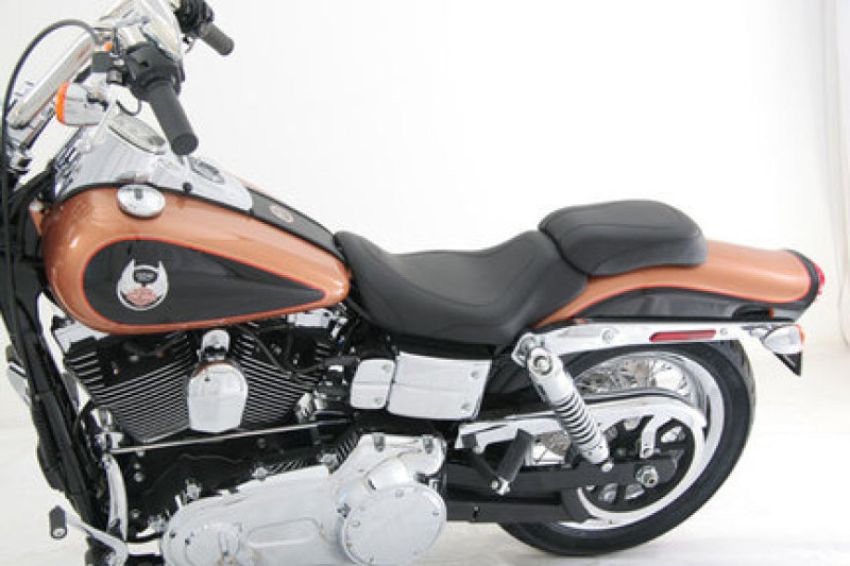 Mustang Motorcycle 76585 Mustang 91-05 Harley Dyna Tripper Passenger Seat - Black