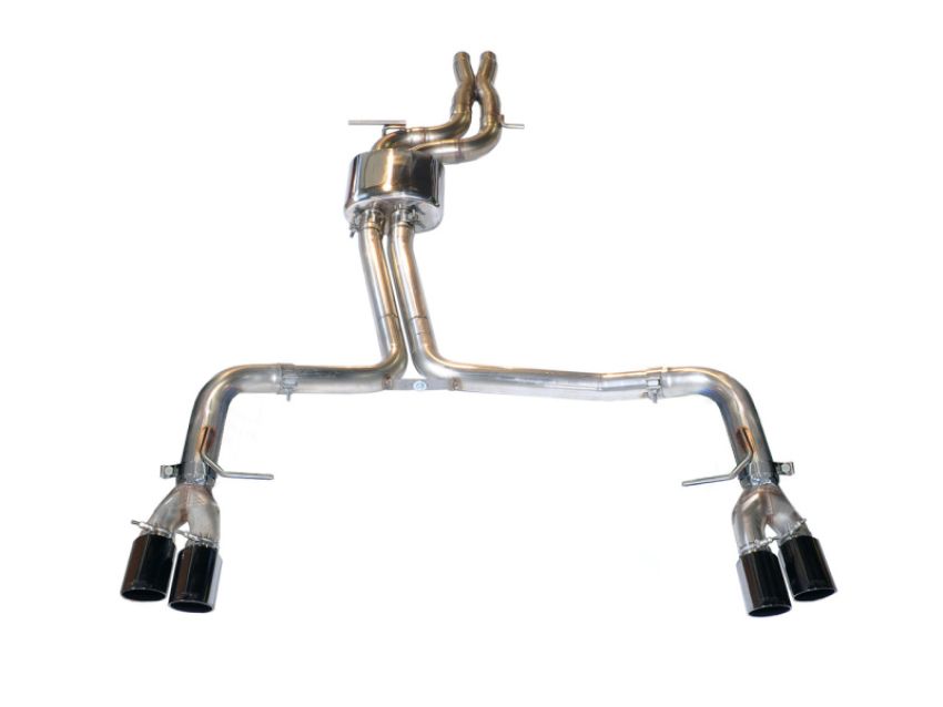 AWE Tuning 3010-43042 Audi B8.5 S5 3.0T Track Edition Exhaust - Diamond Black Tips (90mm)