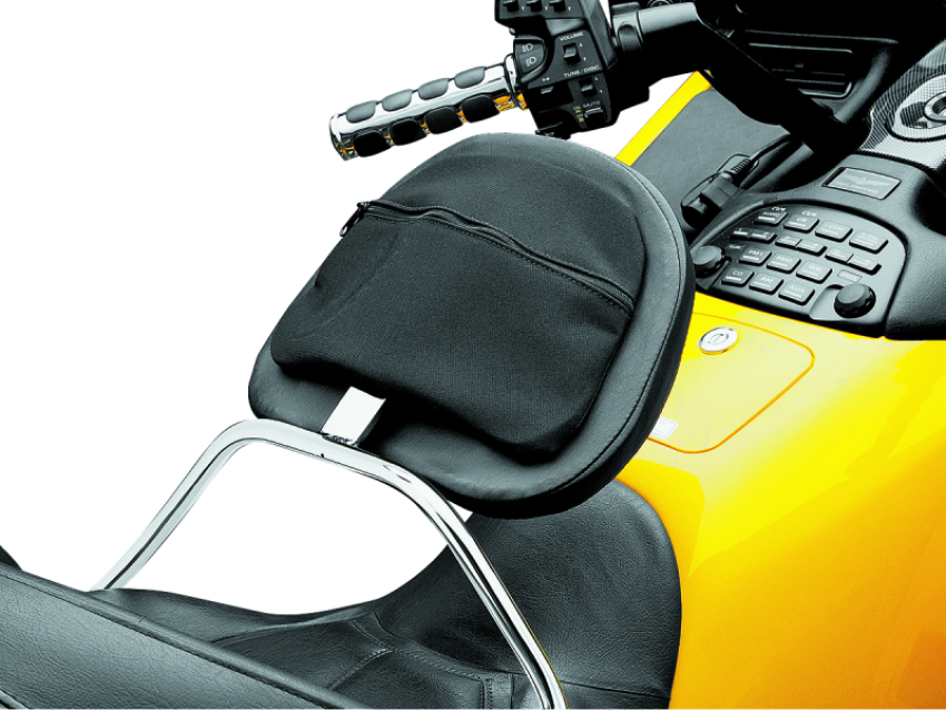 Kuryakyn 8990 Rider Backrest Honda GL1800 01-10 Models Chrome