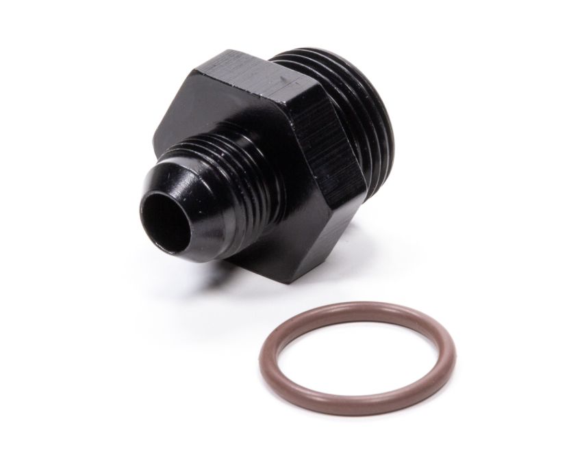 FRAGOLA FRG495115-BL #8 x 1-1/16-12 (#12) Radius O-Ring Fitting Bk