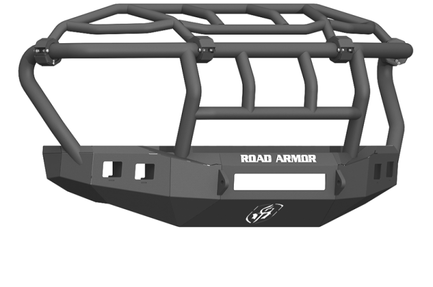 Road Armor 617F3B-NW 17-20 Ford F-250 Stealth Front Bumper w/Intimidator Guard - Tex Blk