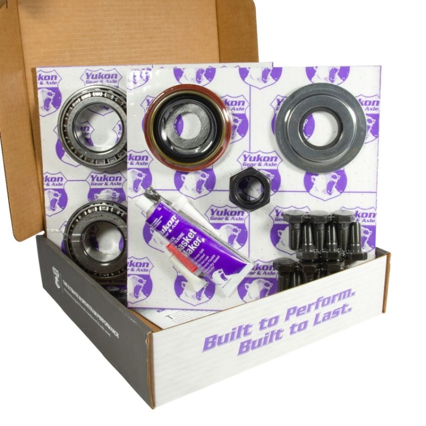 Yukon Gear & Axle YGK2166 Yukon 11.25in Dana 80 Thin 3.73 Rear Ring & Pinion Install Kit 35 Spline Positraction 4.125in