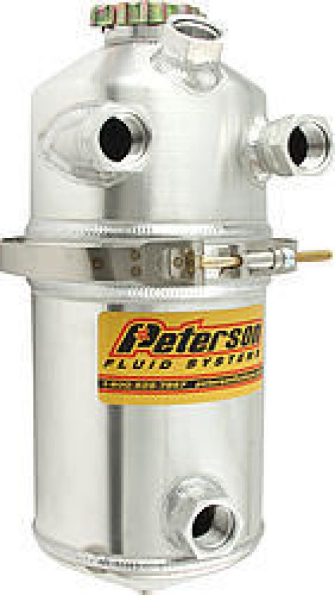 PETERSON FLUID PTR08-0004 1.5 Gal Oil Tank w/Dual Scavenge Inlet