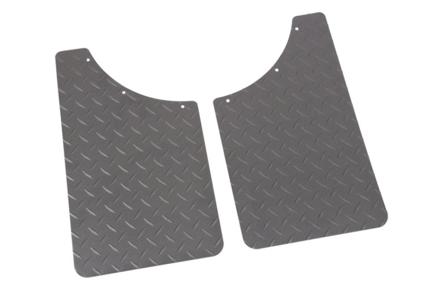 Dee Zee DZ1808TB Deezee Universal Flaps Brite-Tread Universal 11x19 Notched (Txt Blk)