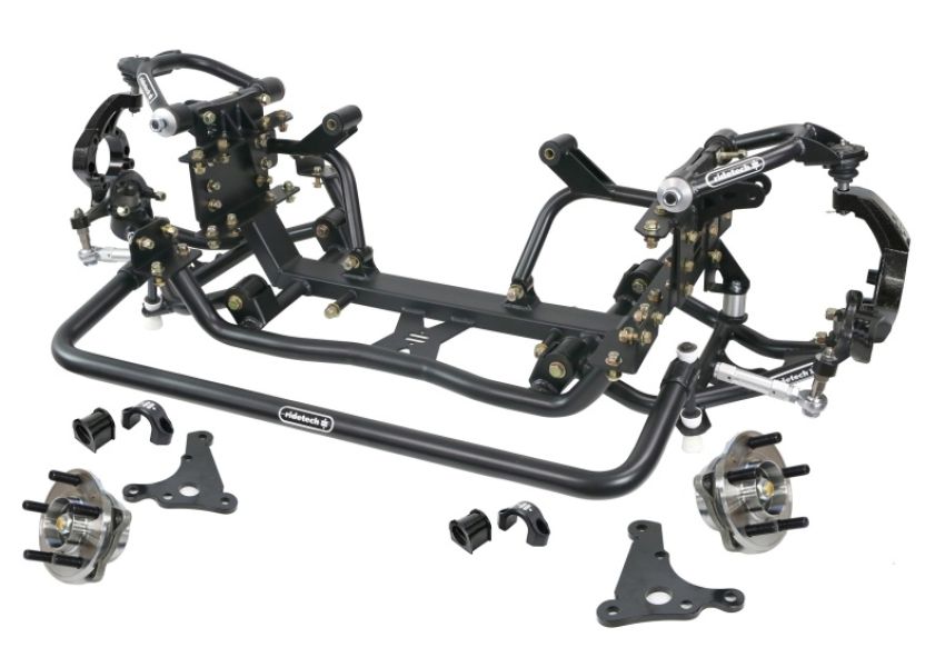 Ridetech 12312798 Front suspension system with hub spindles for 1965-1979 F-100, 2WD.