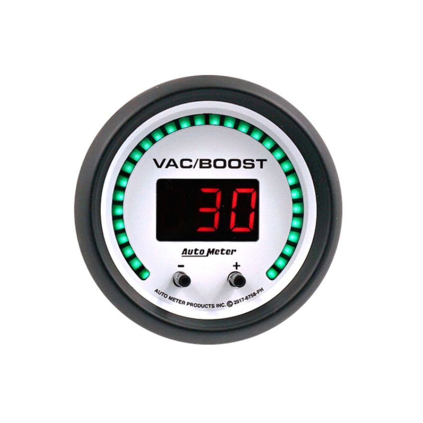 AutoMeter 6758-PH GAUGE, VAC/BOOST, 2 1/16