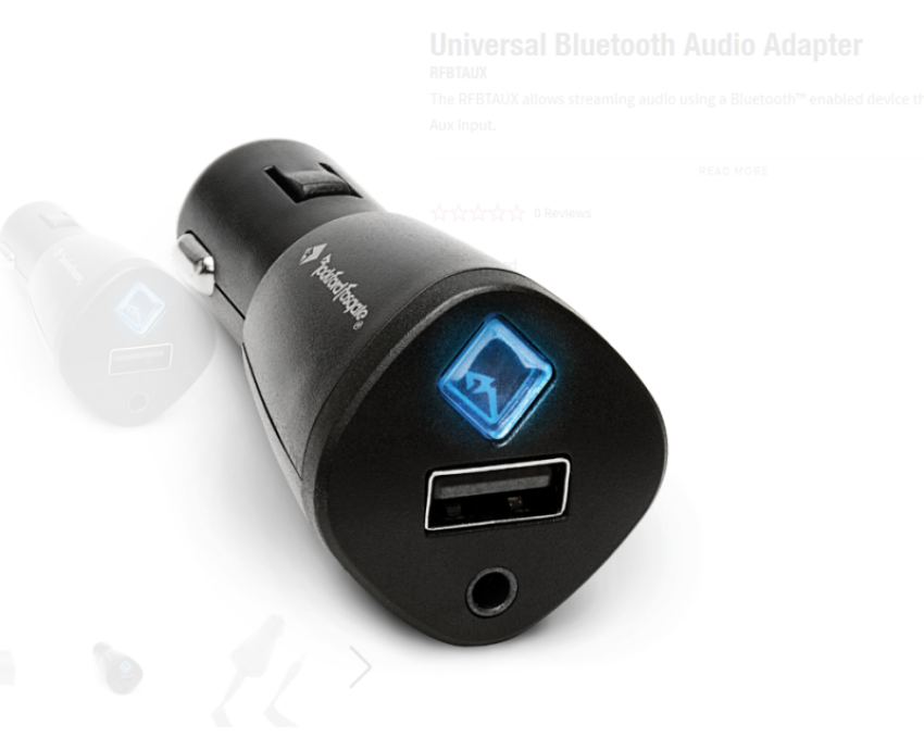 Rockford Fosgate RFBTAUX-DISP Bluetooth Adapter Display