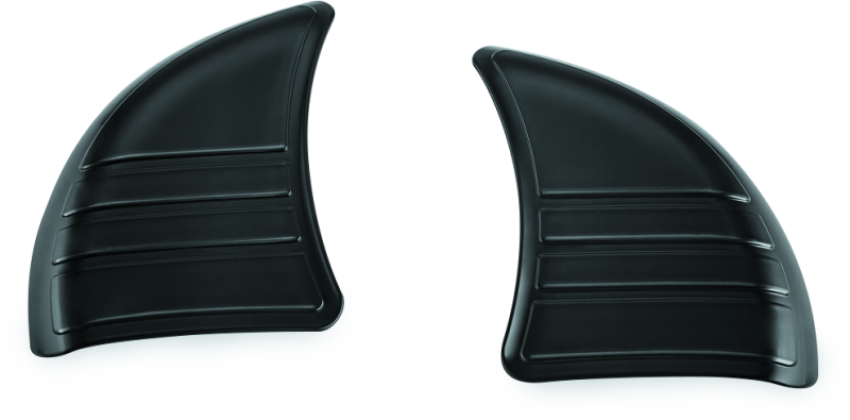 Kuryakyn 6979 Tri-Line Inner Fairing Cover Plates Gloss Black
