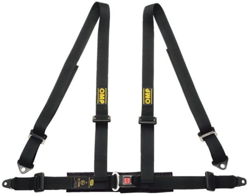 OMP RACING, INC. OMPDA0-0505-A01-071 Road 3 Harness 4 Point Black