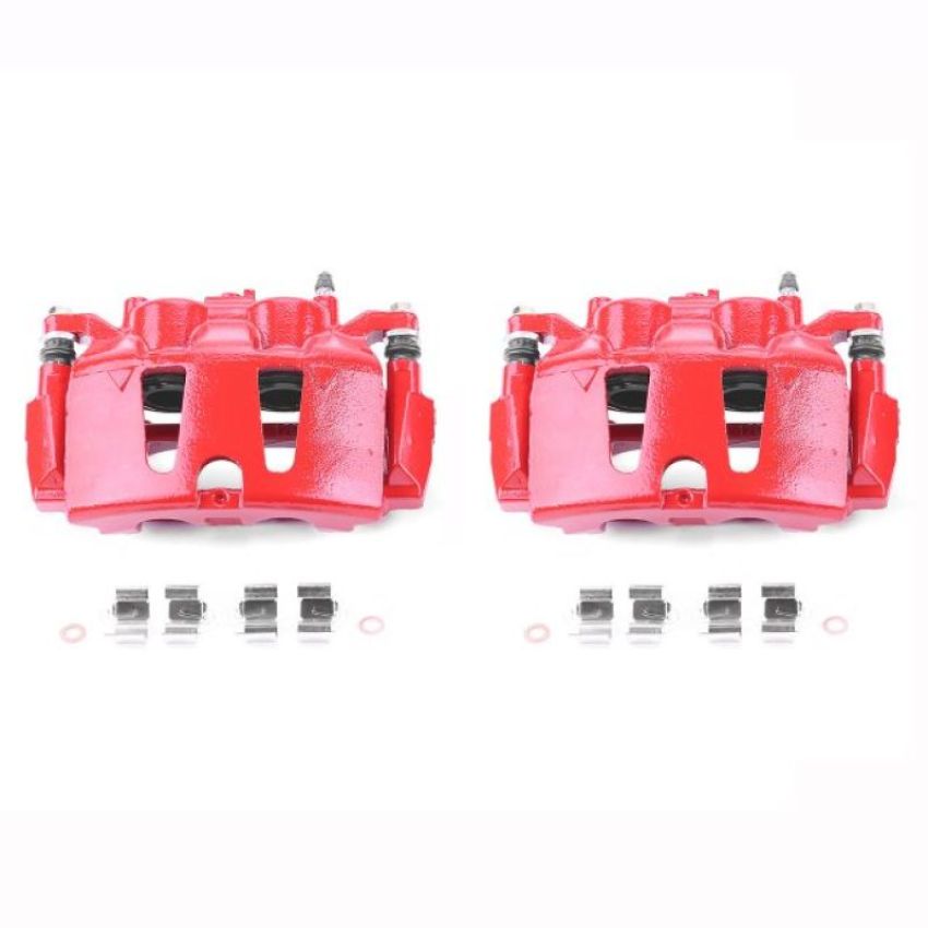 PowerStop S5402 Red Powder Coated Calipers
