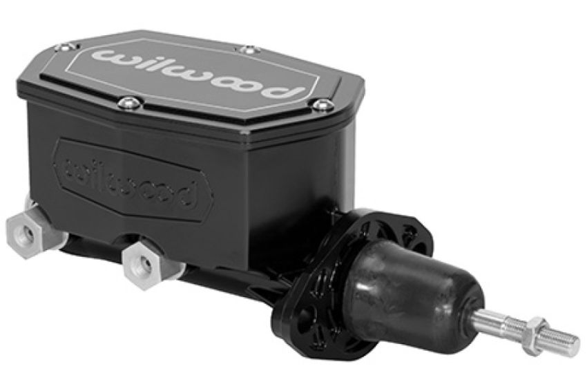 Wilwood 260-16520-BK Corvette C2 Compact Tandem Master Cylinder - 7/8in Bore Black