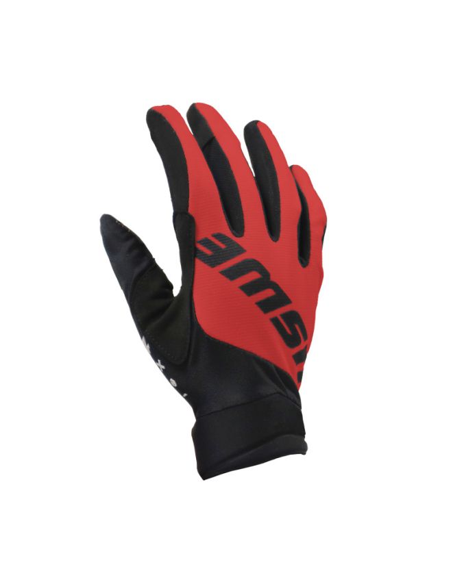 USWE 80997023400105 No BS Off-Road Glove Flame Red - Medium