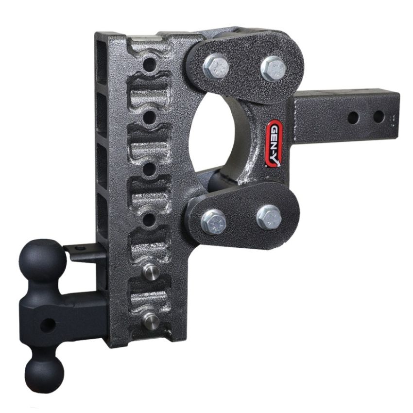 GEN-Y Hitch GH-2326 Gen-Y The Boss Torsion-Flex 2.5in Shank 10in Drop 10K Hitch w/GH-031 Dual-Ball/GH-032 Pintle Lock