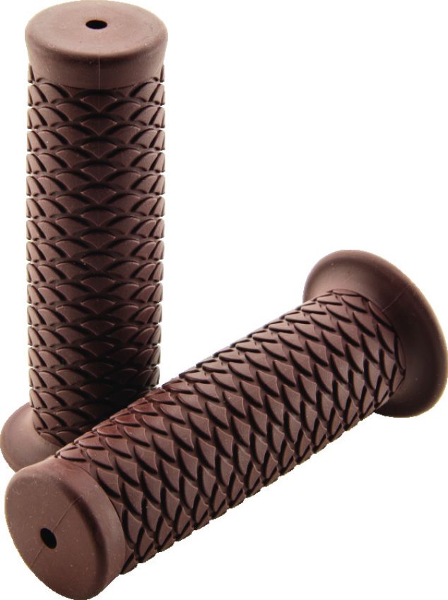 Bikers Choice 485806 1 Inch Brown Scales Grip