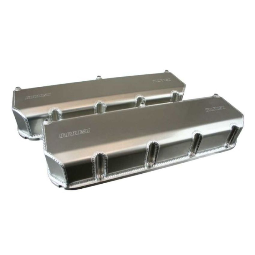 MOROSO MOR68340 SBC Fab Alm Valve Cover Set - CFE 4.400 Bore