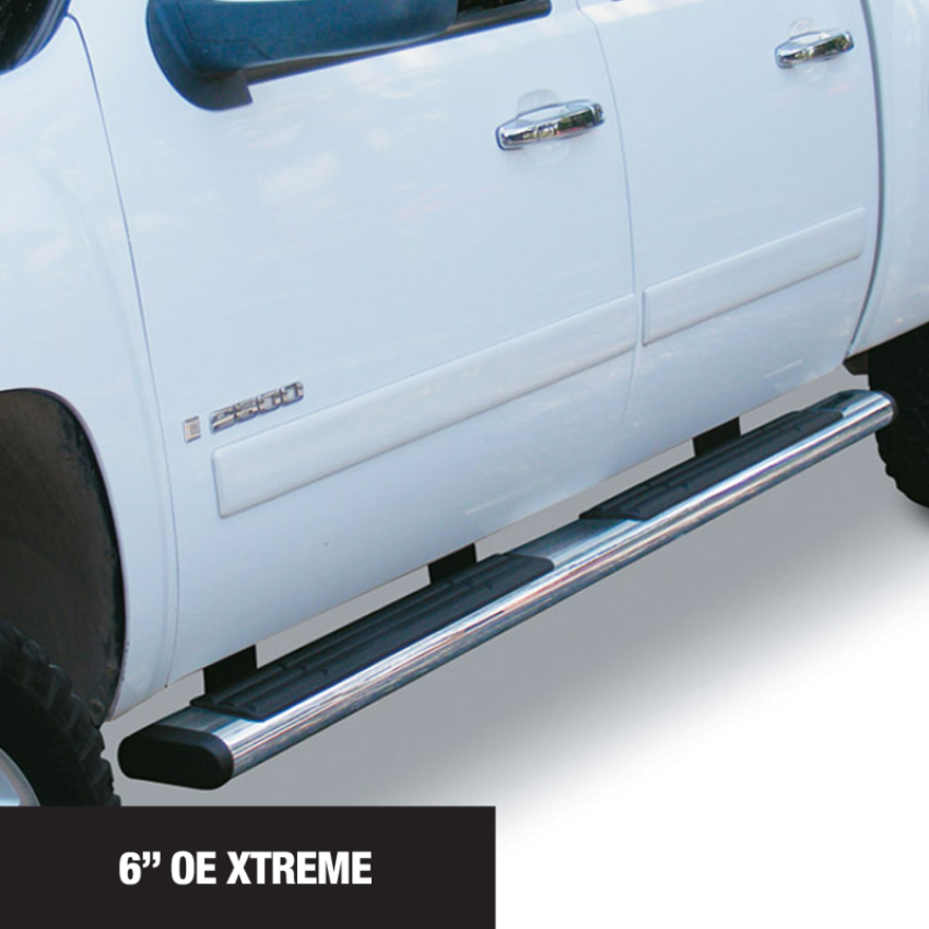 Go Rhino 660096PS 6in OE Xtreme SideSteps - SS - 96in