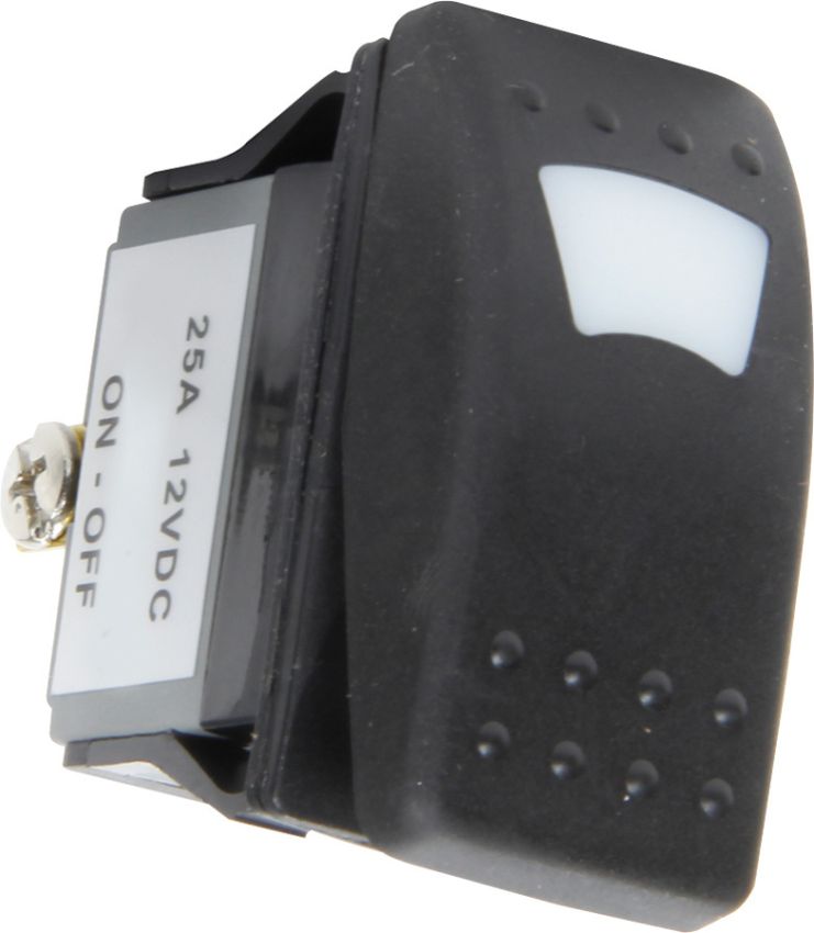 QUICKCAR RACING PRODUCTS QRP52-609 Rocker Switch Lighted On /Off Green