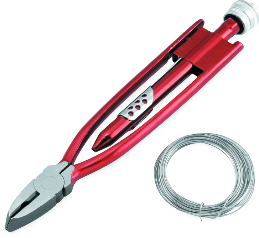 BikeMaster 151568 9in Safety Wire Pliers w/ Wire