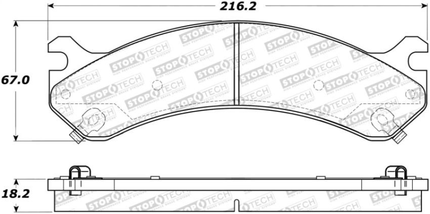Stoptech 308.07840 Street Brake Pads