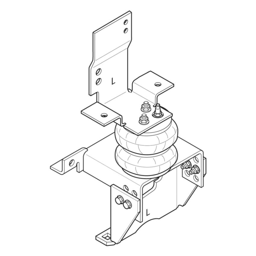 Firestone 2220 Ride-Rite Air Helper Spring Kit Rear 94-02 Dodge RAM 3500 Cab Chassis (W217602220)