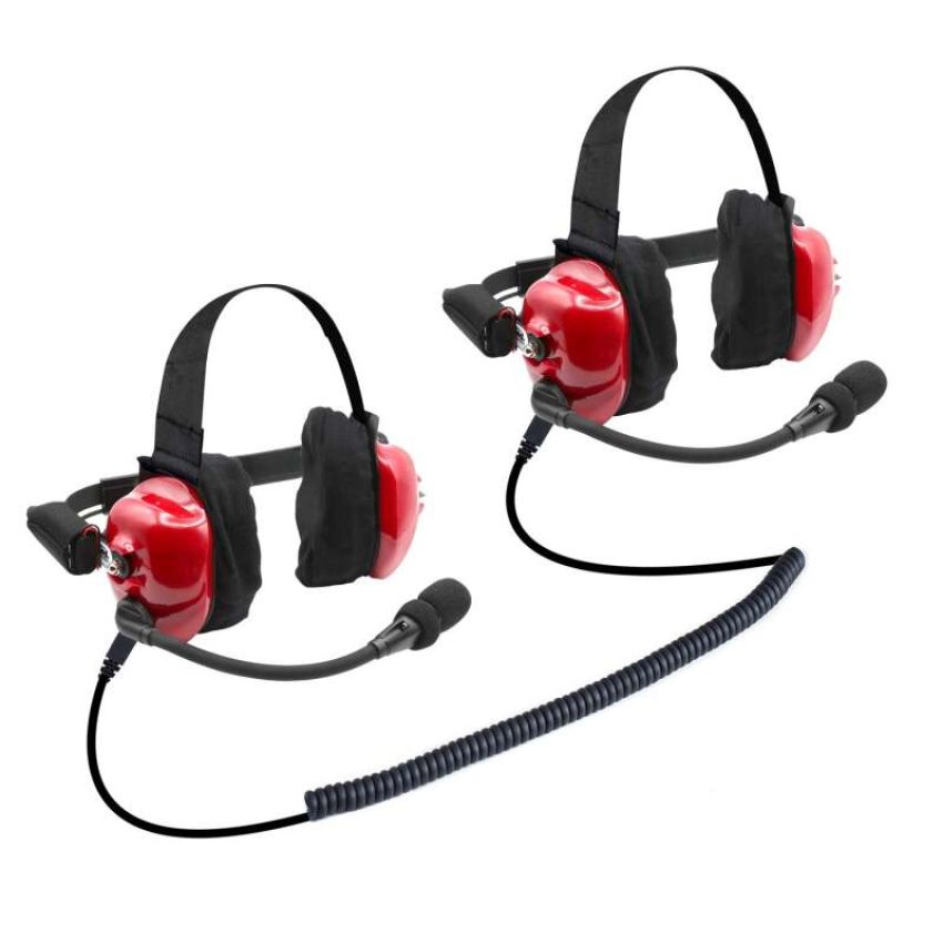Rugged Radios H80-X2 H80 Track Talk Linkable Intercom Headsets - Bring The Conversation... NASCAR event