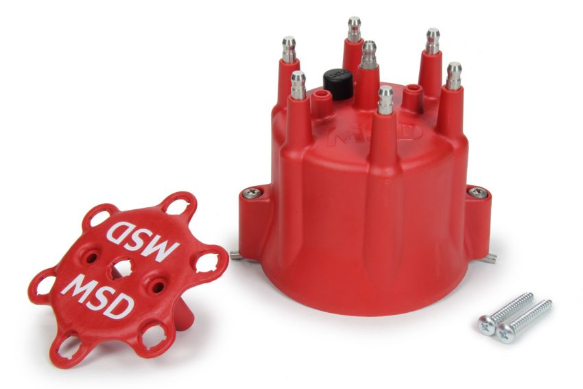 MSD IGNITION MSD8014 Distributor Cap - Chevy 6-Cyl.