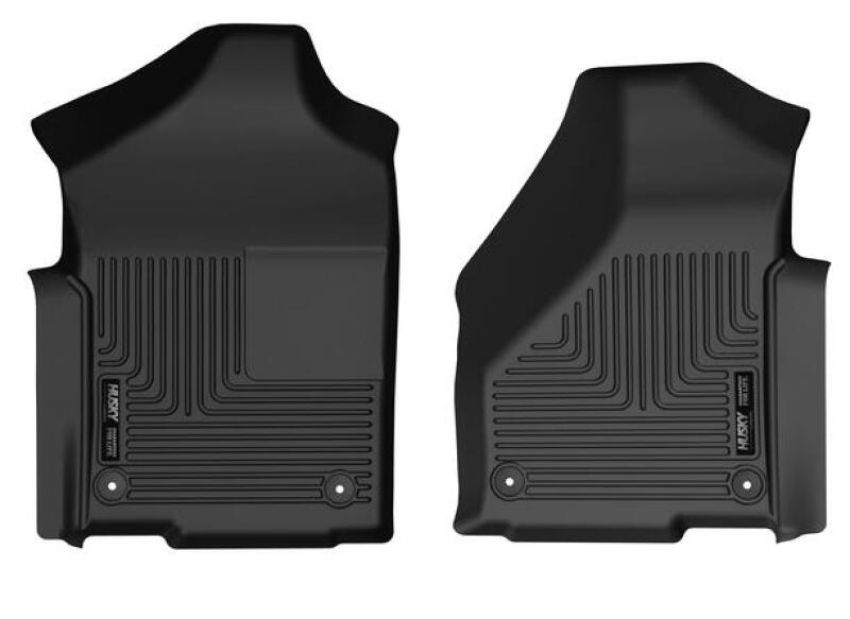 Husky Liners 13781 19-22 RAM 2500/3500 Std Cab (Vinyl Floor) WeatherBeater Front Floor Liners - Black