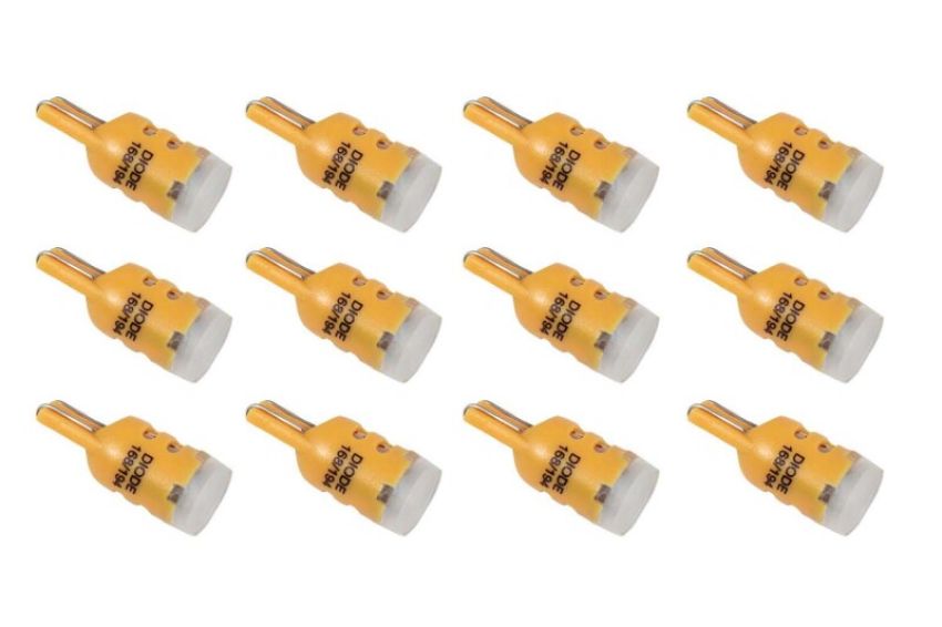Diode Dynamics DD0025TW 194 LED Bulb HP5 LED - Amber Set of 12