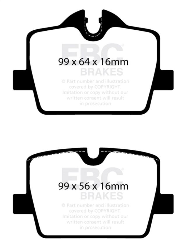 EBC Brakes DP52405NDX Bluestuff NDX Full Race Brake Pads