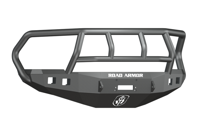 Road Armor 408R2B 10-18 Ram 2500 Stealth Front Winch Bumper w/Titan II Guard - Tex Blk