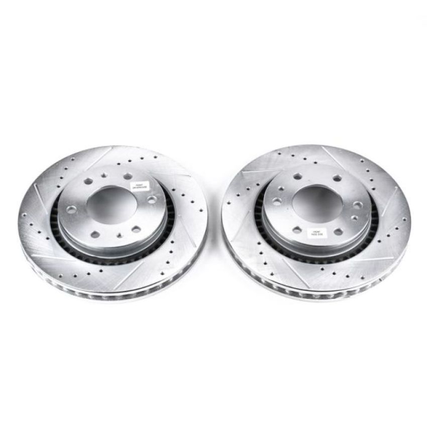 PowerStop AR8659XPR PowerStop Evolution Performance Drilled, Slotted & Plated Brake Rotor Pair