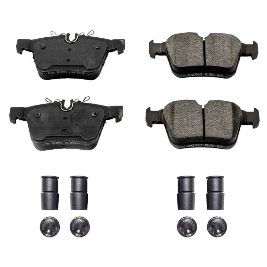 PowerStop 17-1795 PowerStop - Z17 Low-Dust Ceramic Brake Pads with Hardware