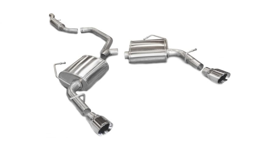 CORSA Performance 14413 Corsa 2011-2014 Chrysler 200/Dodge Avenger V6 Polished Sport Cat-Back Exhaust