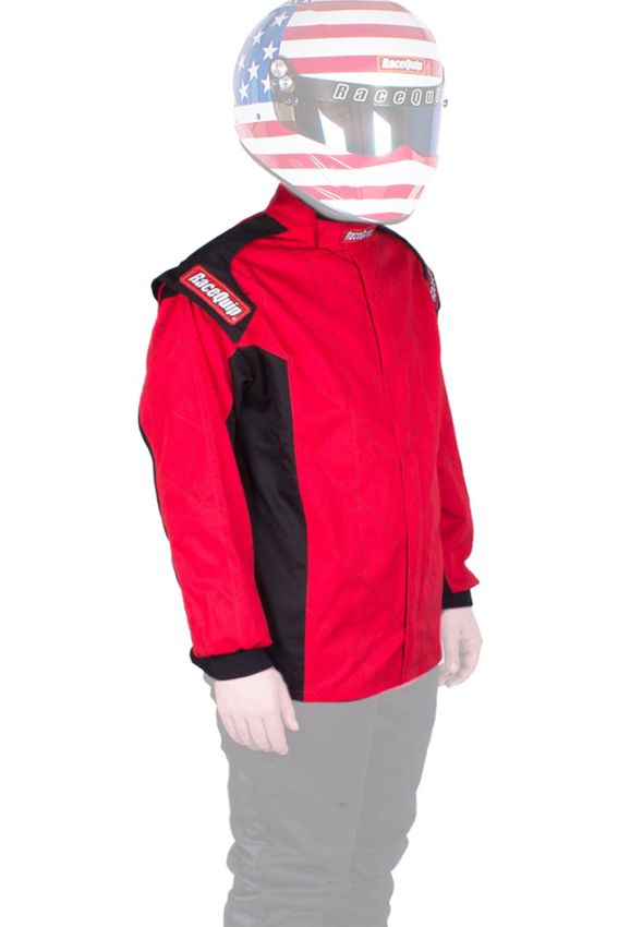 RACEQUIP RQP131916 Jacket Chevron Red X-Large SFI-1