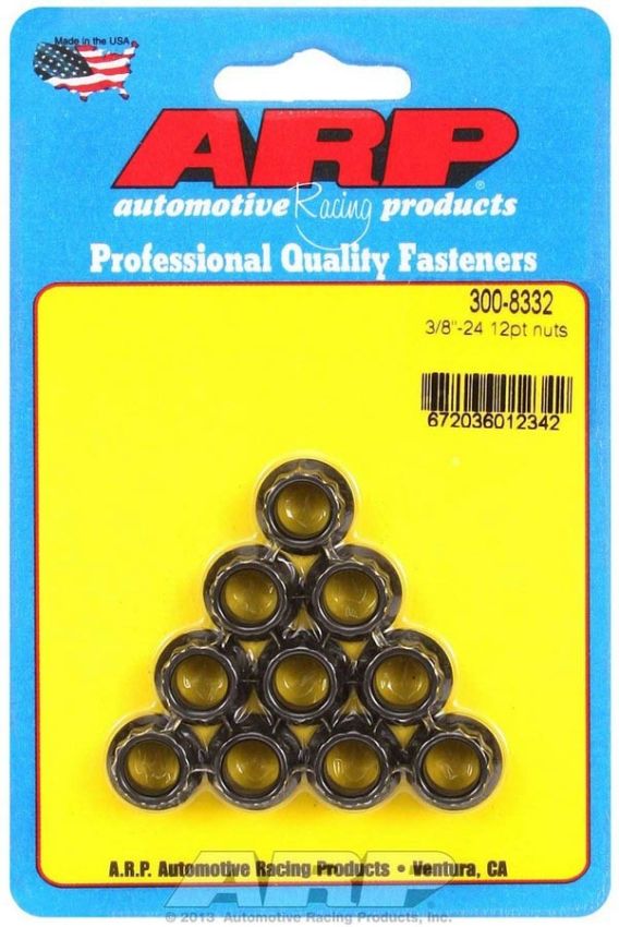 ARP ARP300-8332 3/8-24 12pt. Nuts (10)