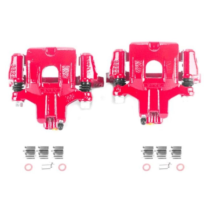 PowerStop S2598 Red Powder Coated Calipers