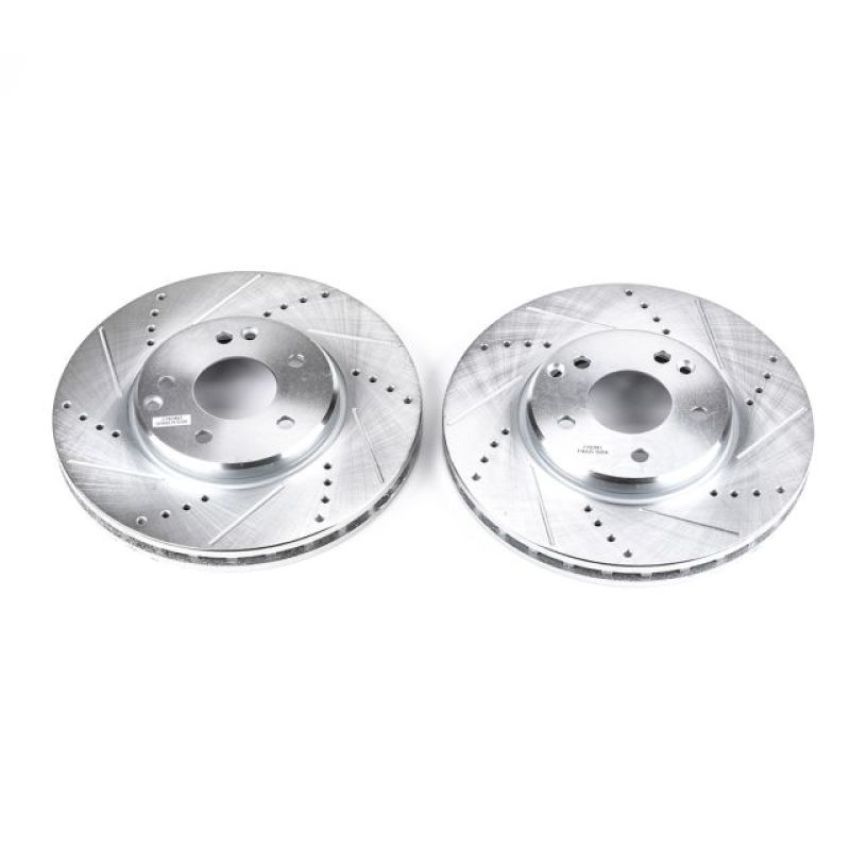 PowerStop EBR625XPR PowerStop Evolution Performance Drilled, Slotted & Plated Brake Rotor Pair