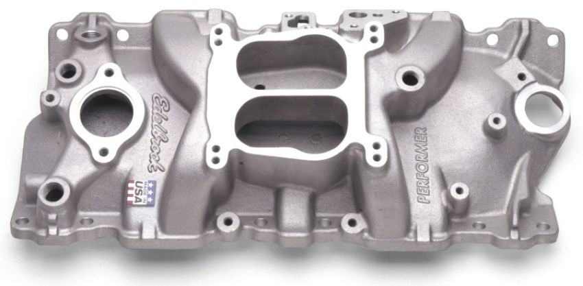 EDELBROCK EDE3701 SBC Performer Manifold - w/EGR