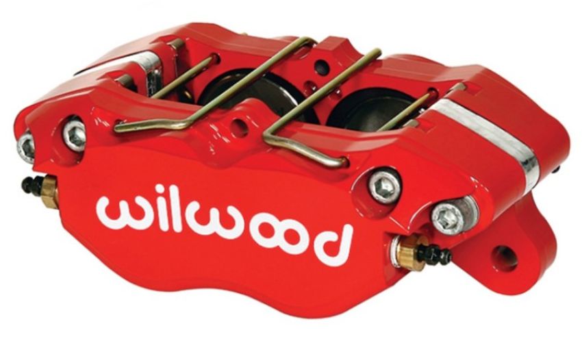 Wilwood 120-9706-RD Caliper-Dynapro 5.25in Mount-Red 1.00in Pistons .81in Disc