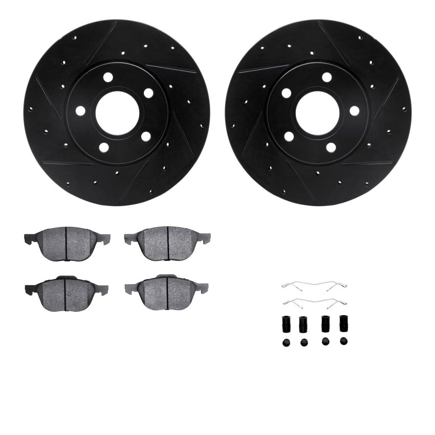 Dynamic Friction 8512-54073 Rotor Kit