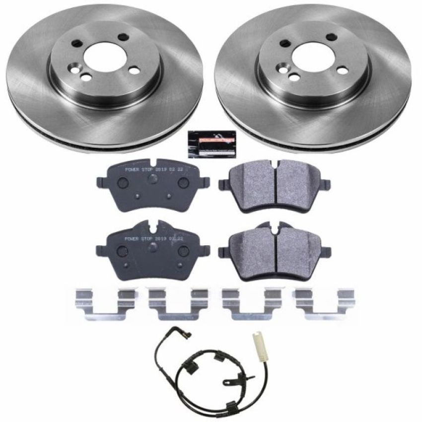 PowerStop TDSK6068 Track Day Spec High-Performance Brake Pad and Rotor Kit