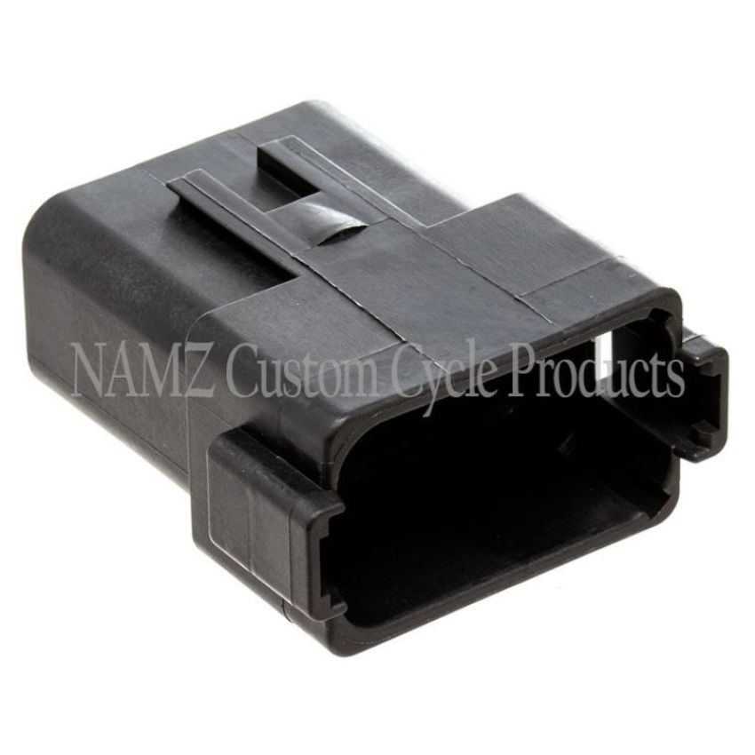 NAMZ DR-12B Deutsch DT Series 12-Wire Receptacle & Wedgelock - Black (HD 72109-94BK)