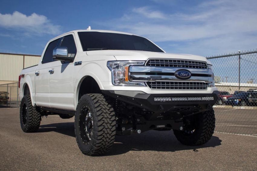 Addictive Desert Designs F181192860103 2018 Ford F-150 Stealth Fighter Front Bumper