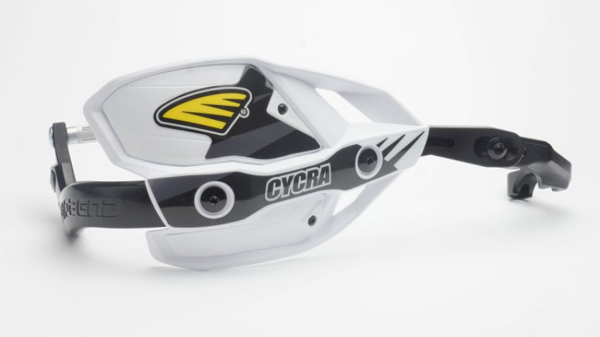 Cycra Probend Ultra w/HCM Clamp 7/8 in. White