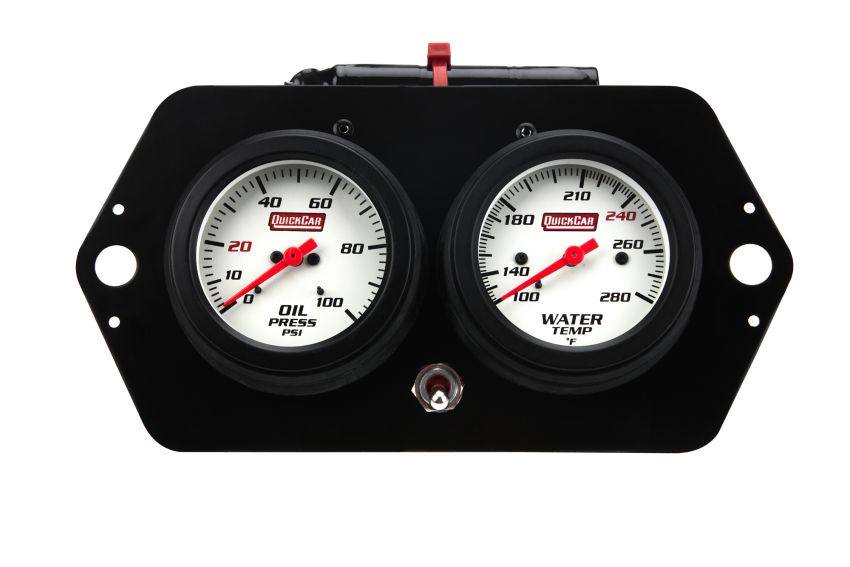 QUICKCAR RACING PRODUCTS QRP61-7705 Extreme QuickCar Sprint Gauge Panel OP/WT