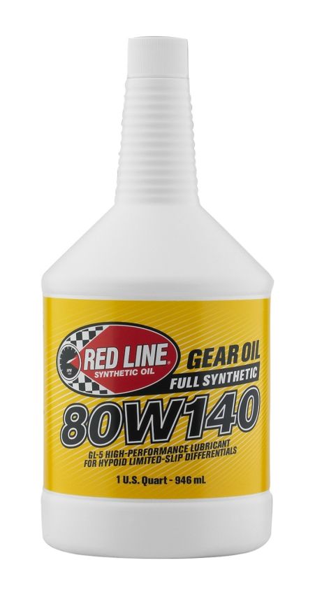 Red Line 80W140 GL-5 Gear Oil Quart