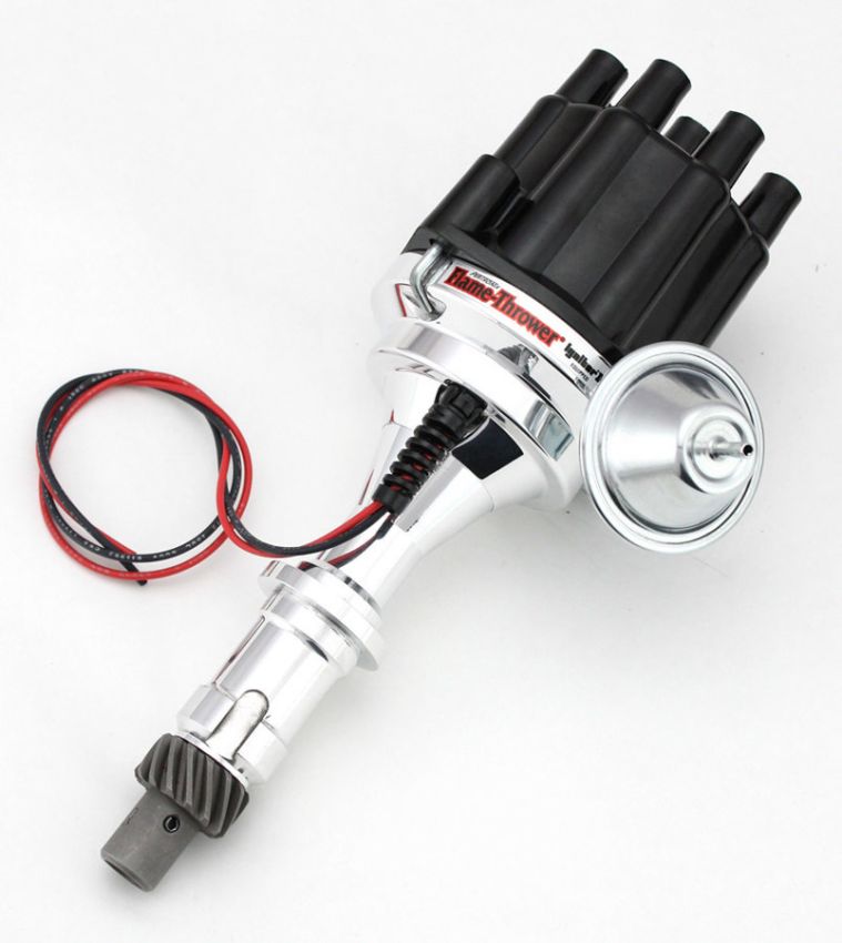 PERTRONIX IGNITION PRTD120700 Pontiac V8 Billet Distributor w/Black Cap