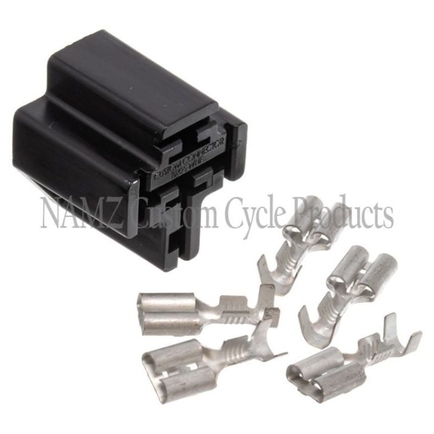 NAMZ NSRS-K01 Replacement Starter Relay Socket & Terminal Kit (HD 9937 & 72046-79)