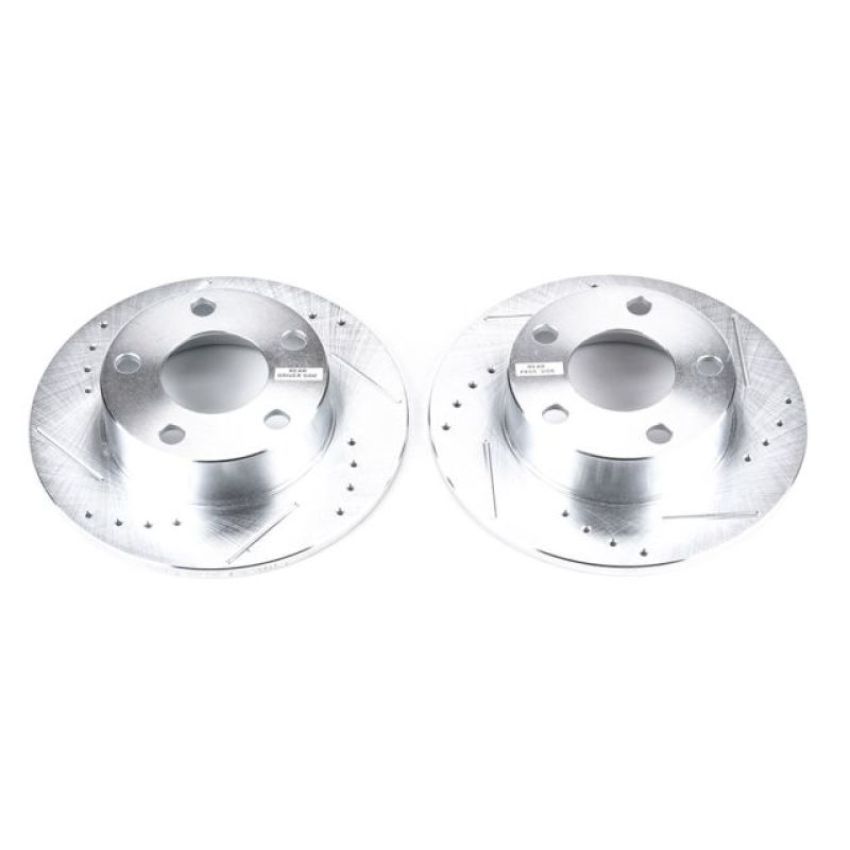 PowerStop EBR619XPR PowerStop Evolution Performance Drilled, Slotted & Plated Brake Rotor Pair